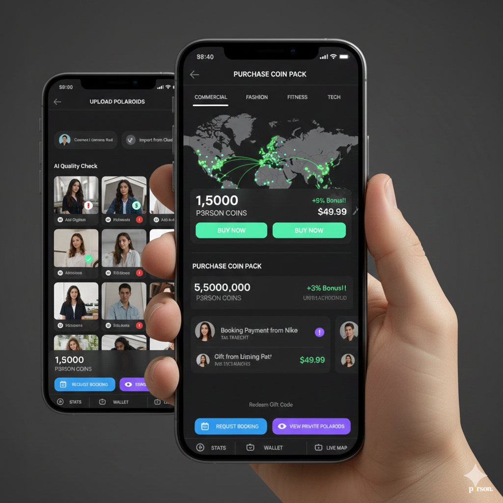P3RSON App: Upload Polaroids & AI Quality Check