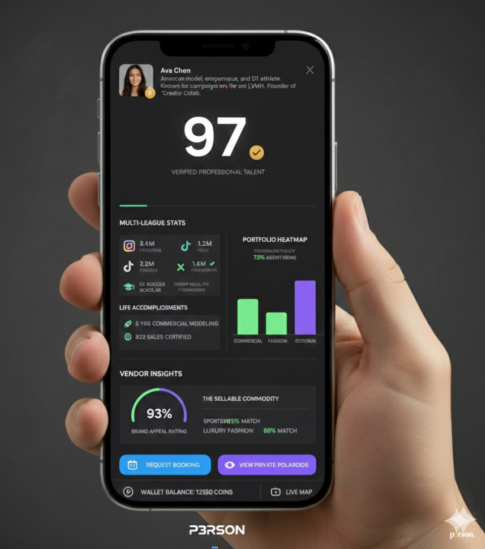 P3RSON App: Verified Profile & Stats