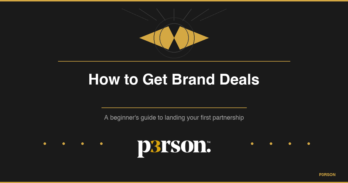 How to get brand deals as a beginner creator
