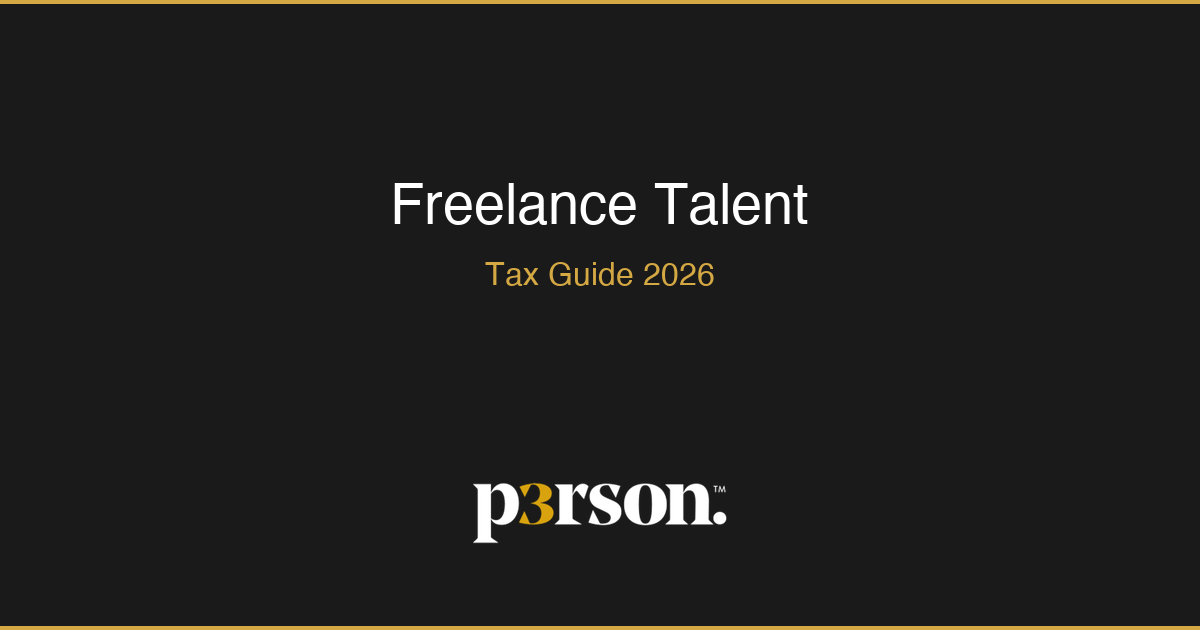 Freelance talent tax guide