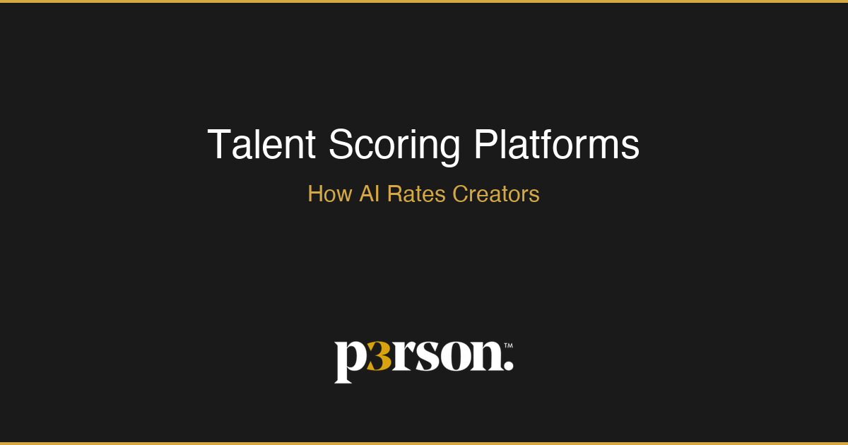Talent scoring platforms