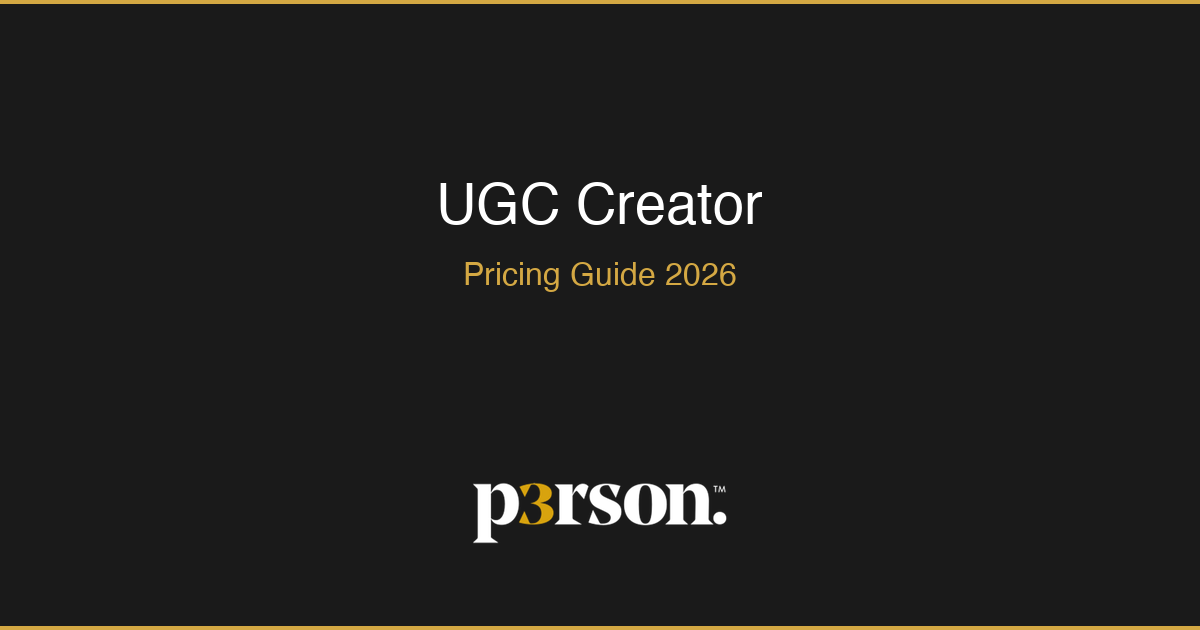 UGC creator pricing guide