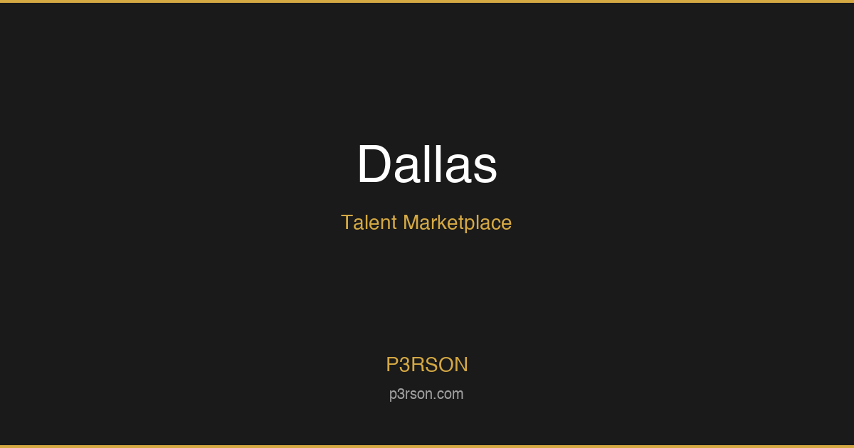 Dallas talent marketplace