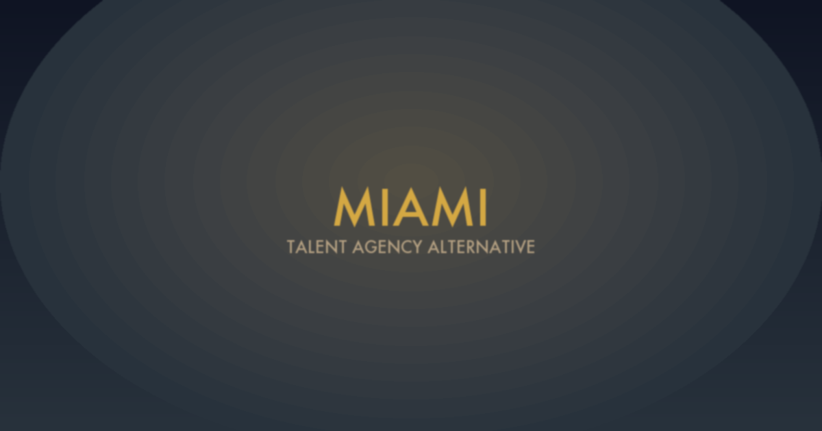 Miami talent marketplace